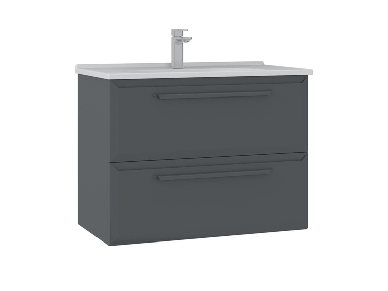 Mobile lavabo "Nuvola 80 v2" - 80 x 50 x 62 cm - Antracite