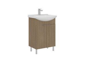 Mobile lavabo "Purus 55" - 55 x 50 x 83 cm - Rovere Sonomo