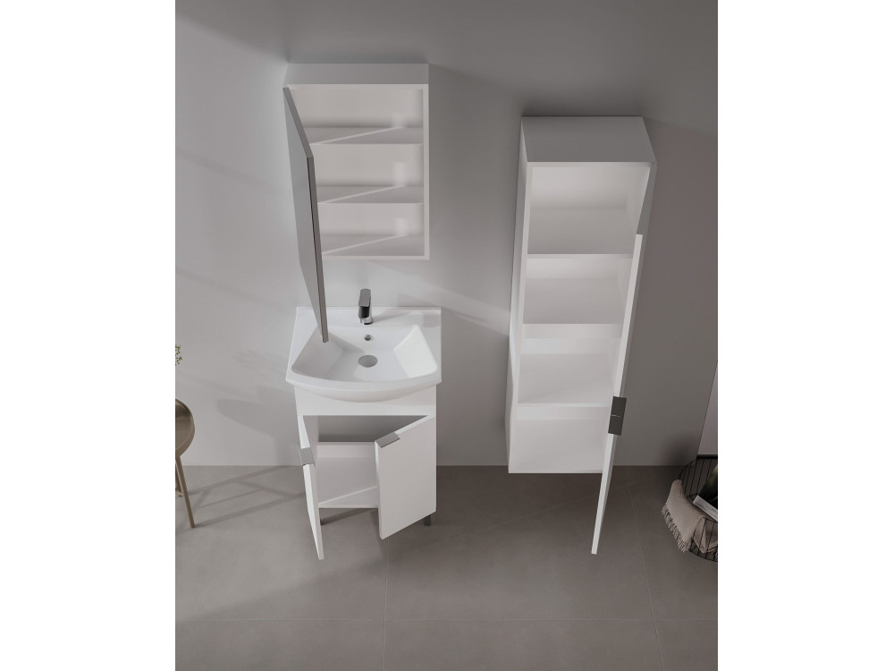 Mobile lavabo "Purus 55" - 55 x 50 x 83 cm - Bianco