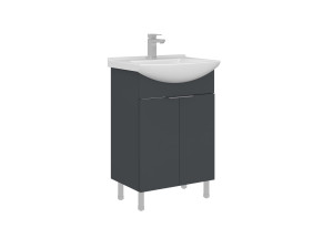 Mobile lavabo "Purus 55" - 55 x 50 x 83 cm - Antracite opaco