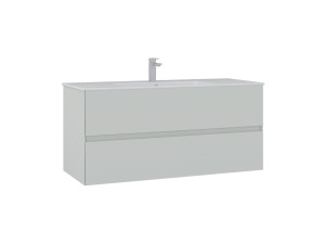 Mobile lavabo "Nest 121 v2" - 121 x 51 x 55 cm - Cashmere opaco
