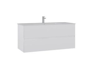 Mobile lavabo "Nest 121 v2" - 121 x 51 x 55 cm - Bianco opaco
