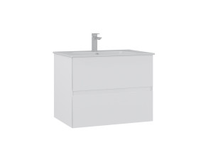 Mobile lavabo "Nest 71 v2" - 71 x 51 x 55 cm - Bianco opaco