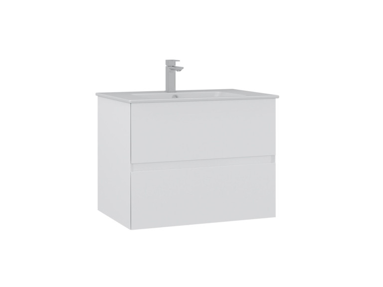 Mobile lavabo "Nest 71 v2" - 71 x 51 x 55 cm - Bianco opaco
