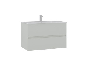 Mobile lavabo "Nest 91 v2" - 91 x 51 x 55 cm - Cashmere opaco