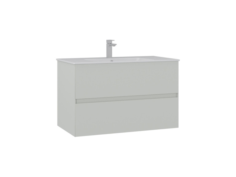 Mobile lavabo "Nest 91 v2" - 91 x 51 x 55 cm - Cashmere opaco