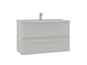 Mobile lavabo "Nuvola 100 v2" - 100 x 50 x 62 cm - Cashmere