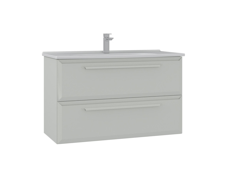 Mobile lavabo "Nuvola 100 v2" - 100 x 50 x 62 cm - Cashmere