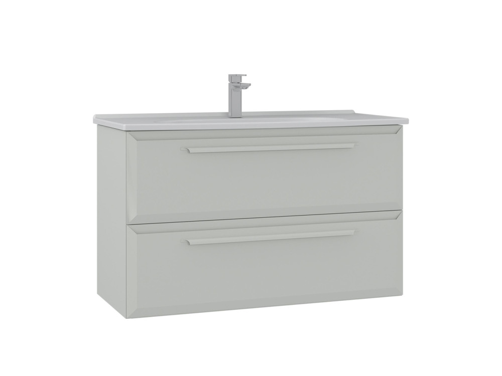 Mobile lavabo "Nuvola 100 v2" - 100 x 50 x 62 cm - Cashmere