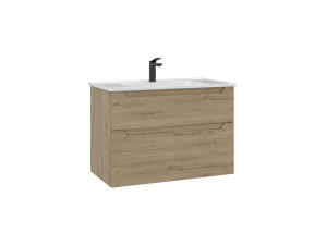 Mobile lavabo "Messina 85 v2" - 85 x 45 x 55 cm - Rovere