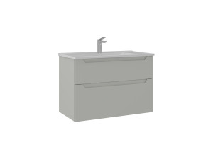 Mobile lavabo "Messina 85 v2" - 85 x 45 x 55 cm - Cashmere opaco