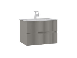 Mobile lavabo "Moonlight 70 v2" - 71 x 51 x 51 cm - Matte Mink