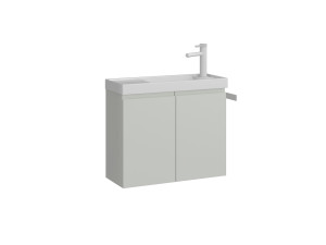 Mobile lavabo "Ferla 60" - 60 x 22 x 50 cm - Cashmere opaco