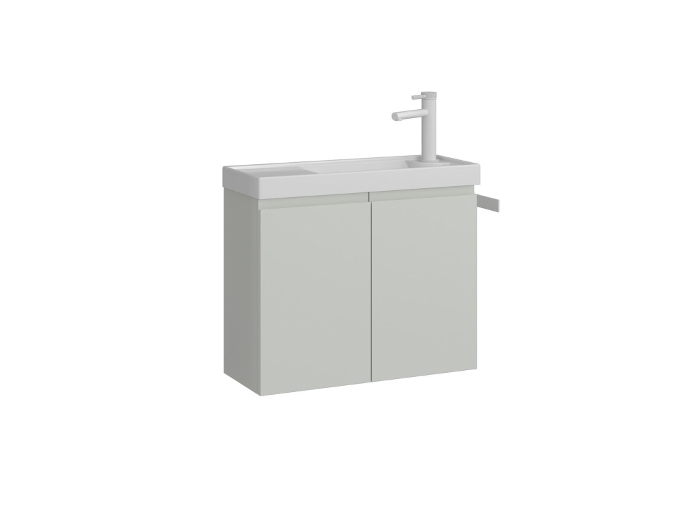Mobile lavabo "Ferla 60" - 60 x 22 x 50 cm - Cashmere opaco