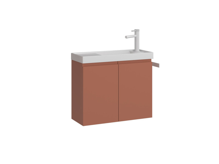 Mobile lavabo "Ferla 60" - 60 x 22 x 50 cm - Cinnamon opaco