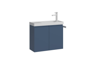 Mobile lavabo "Ferla 60" - 60 x 22 x 50 cm - Blu petrolio
