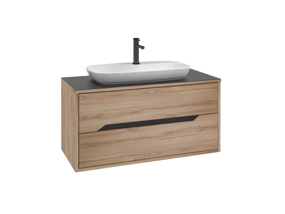 Mobile lavabo "Galia 100 v2" -  cm - Rovere