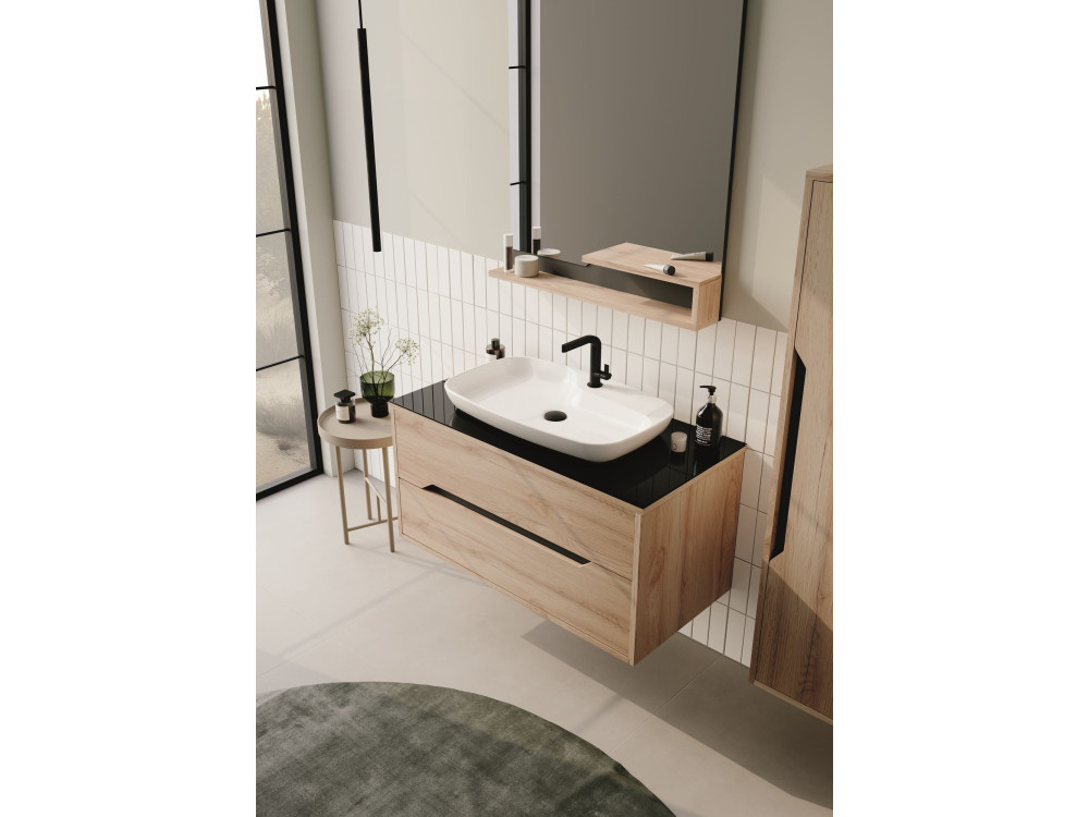 Mobile lavabo "Galia 100 v2" -  cm - Rovere