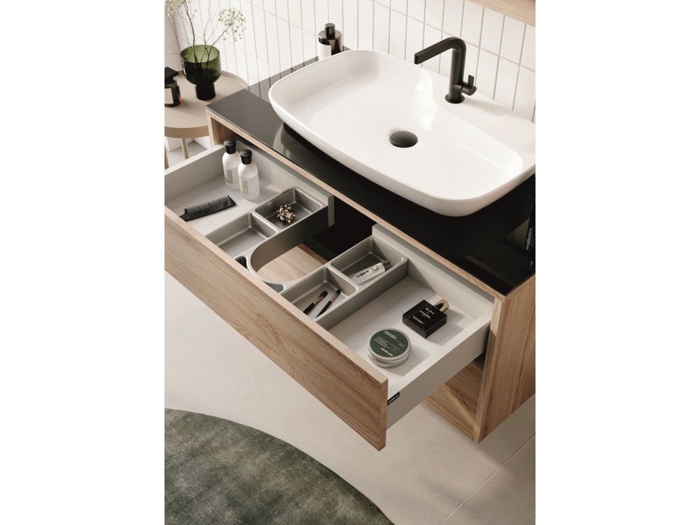Mobile lavabo "Galia 100 v2" -  cm - Rovere