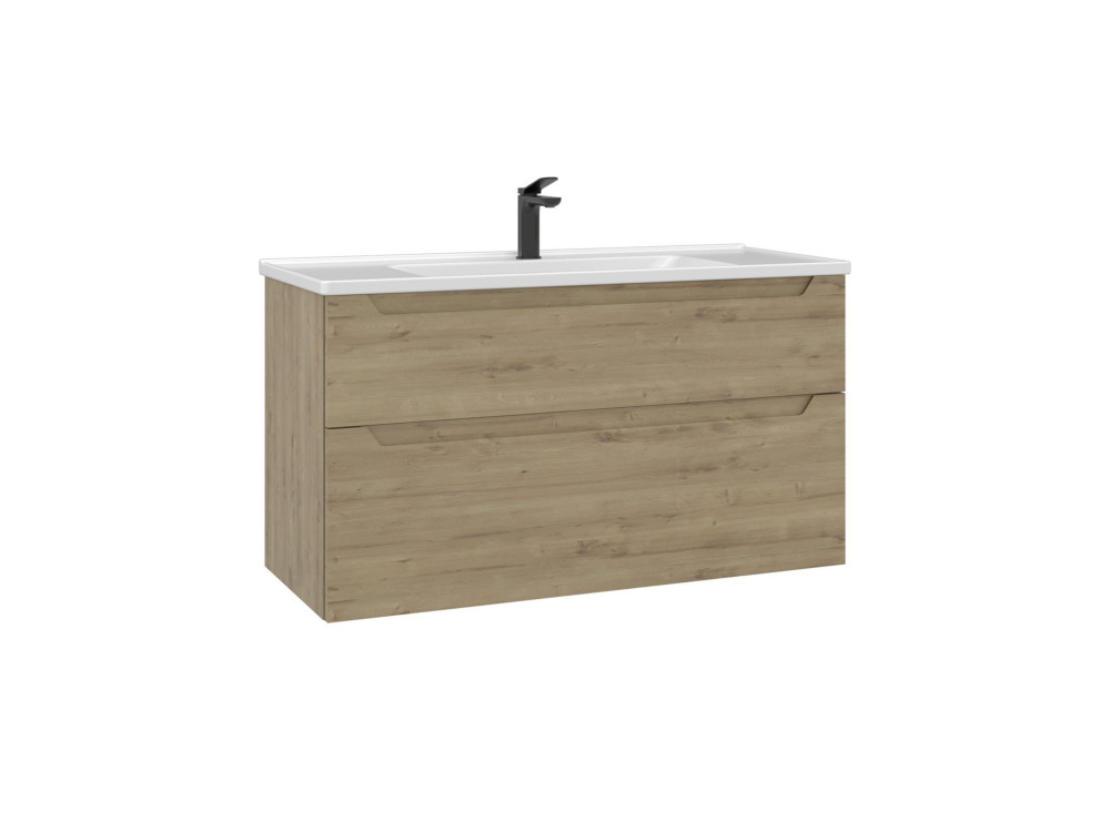 Mobile lavabo "Messina 100 v2" - 100 x 45 x 55 cm - Rovere