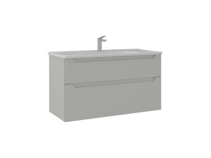 Mobile lavabo "Messina 100 v2" - 100 x 45 x 55 cm - Cashmere opaco
