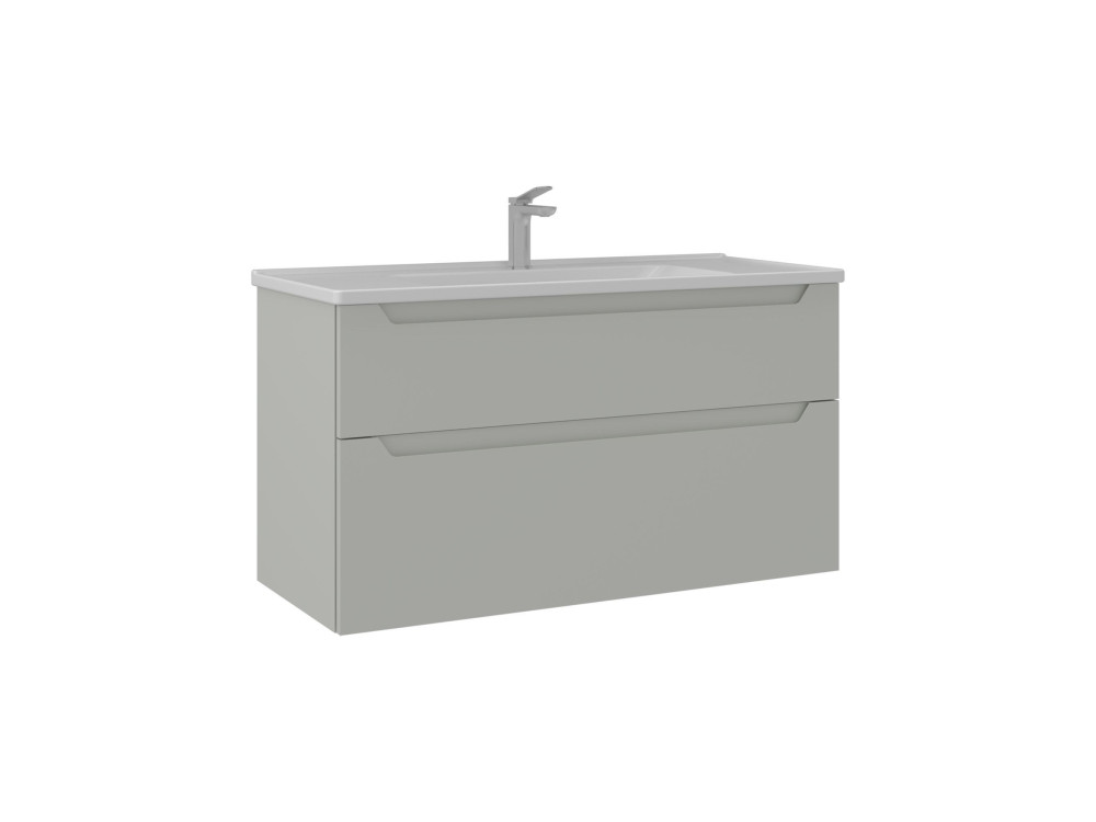 Mobile lavabo "Messina 100 v2" - 100 x 45 x 55 cm - Cashmere opaco