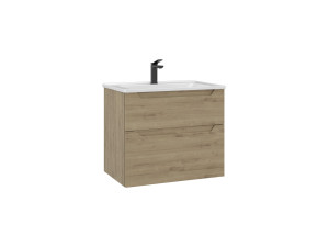 Mobile lavabo "Messina 65 v2" - 65 x 45 x 55 cm - Rovere