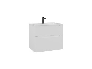 Mobile lavabo "Messina 65 v2" - 65 x 45 x 55 cm - Bianco opaco