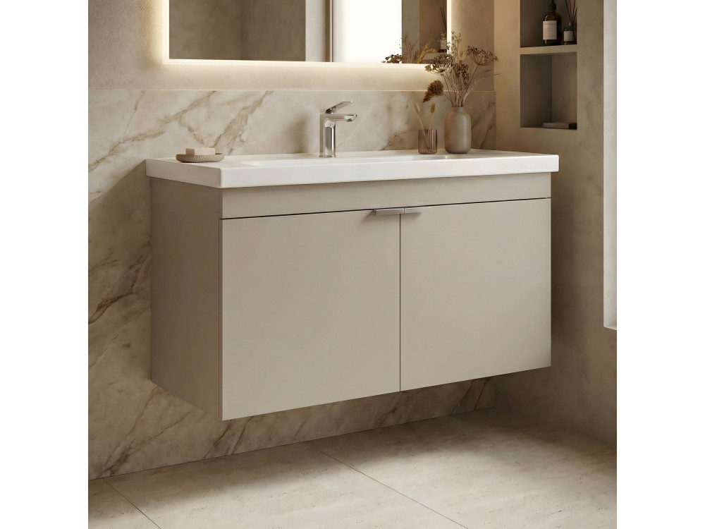 Mobile lavabo "Desna 100" - 100 x 45 x 58 cm - Sabbia