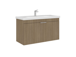 Mobile lavabo "Desna 100" - 100 x 45 x 58 cm - Rovere Sonomo