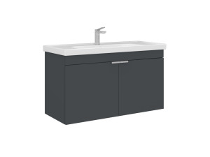Mobile lavabo "Desna 100" - 100 x 45 x 58 cm - Antracite opaco