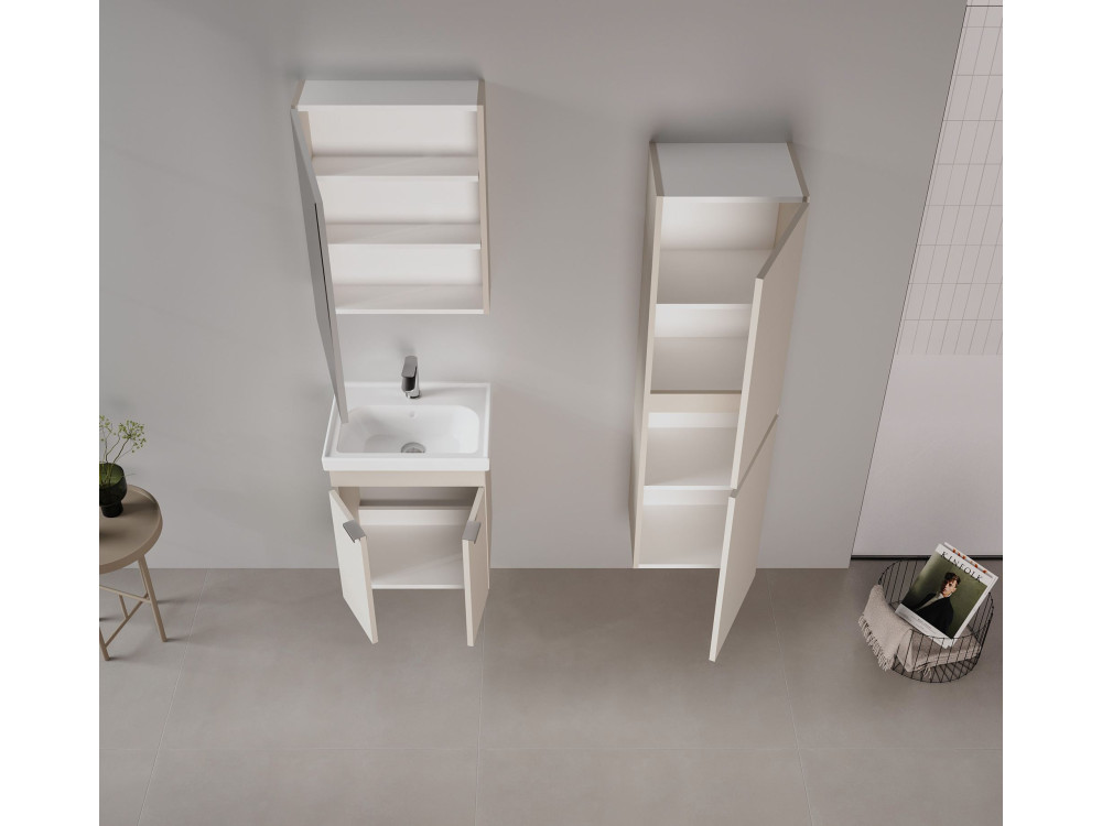 Mobile lavabo "Desna 50" - 50 x 38 x 58 cm - Sabbia