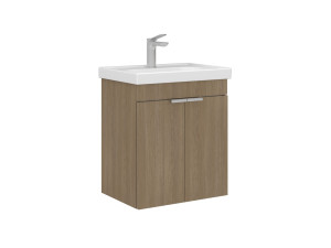 Mobile lavabo "Desna 50" - 50 x 38 x 58 cm - Rovere Sonomo