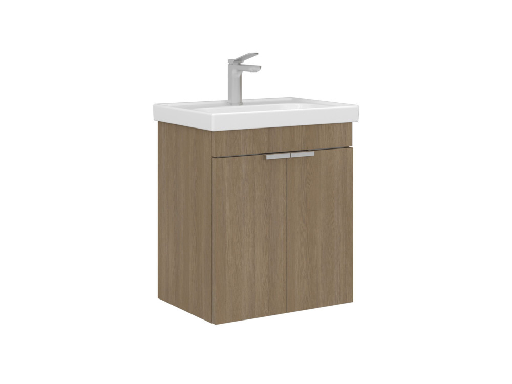 Mobile lavabo "Desna 50" - 50 x 38 x 58 cm - Rovere Sonomo