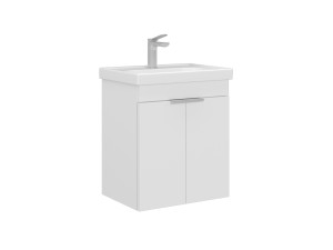 Mobile lavabo "Desna 50" - 50 x 38 x 58 cm - Bianco opaco