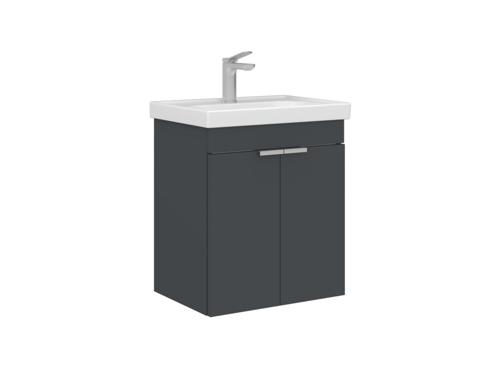Mobile lavabo "Desna 50" - 50 x 38 x 58 cm - Antracite opaco