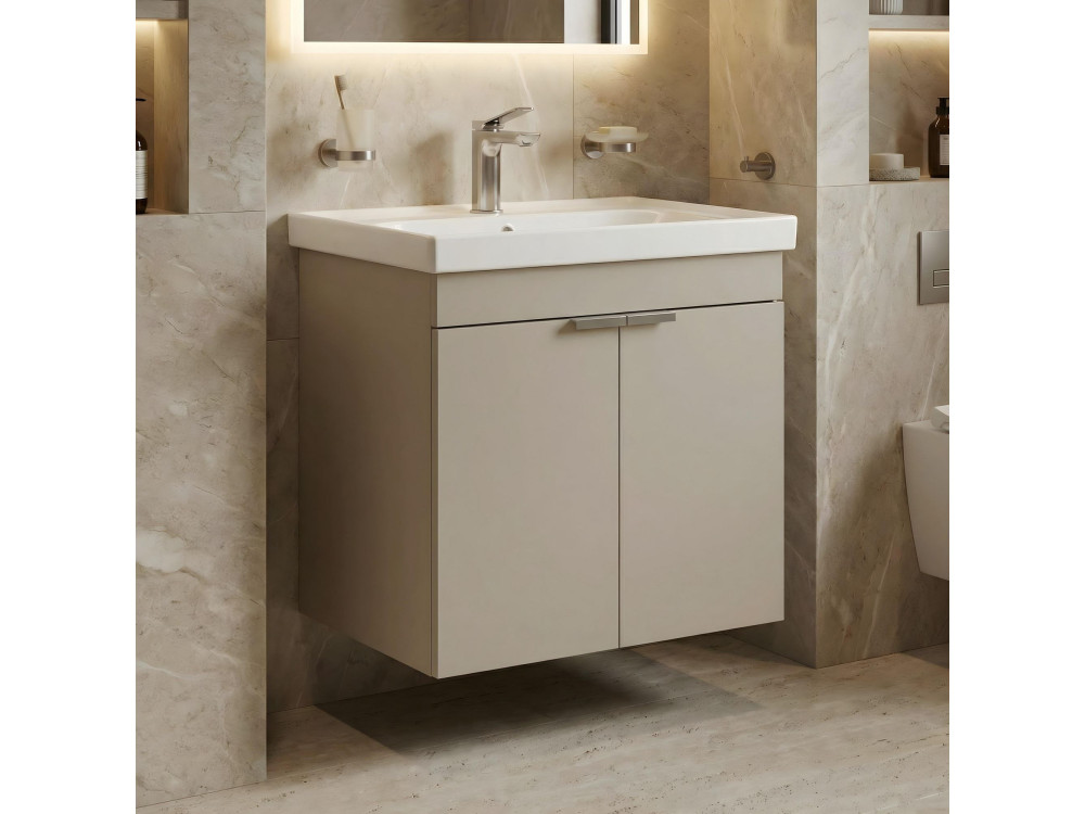 Mobile lavabo "Desna 60" - 60 x 45 x 58 cm - Sabbia
