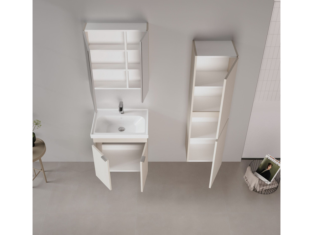 Mobile lavabo "Desna 60" - 60 x 45 x 58 cm - Sabbia