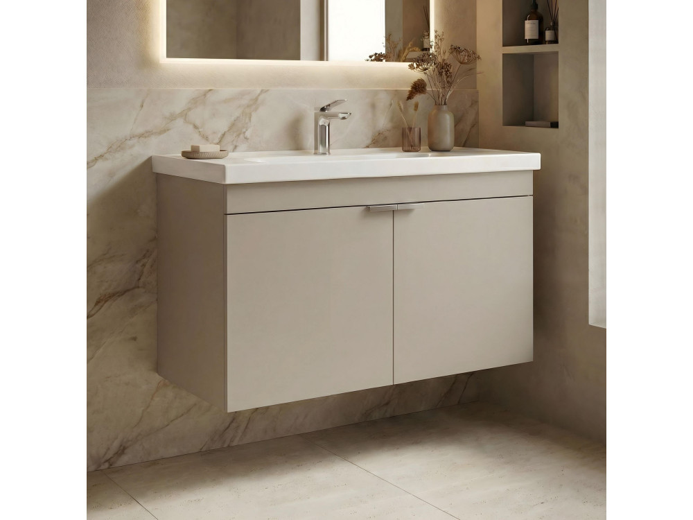 Mobile lavabo "Desna 80" - 80 x 45 x 58 cm - Sabbia