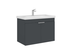 Mobile lavabo "Desna 80" - 80 x 45 x 58 cm - Antracite opaco