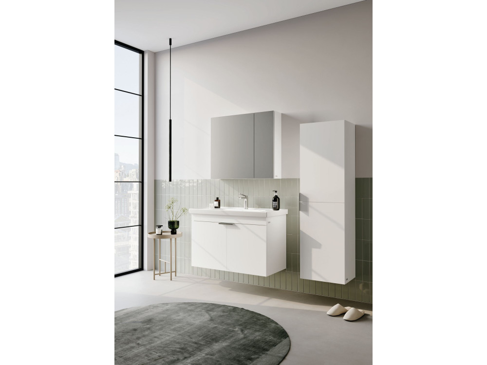 Mobile lavabo "Desna 80" - 80 x 45 x 58 cm - Bianco opaco
