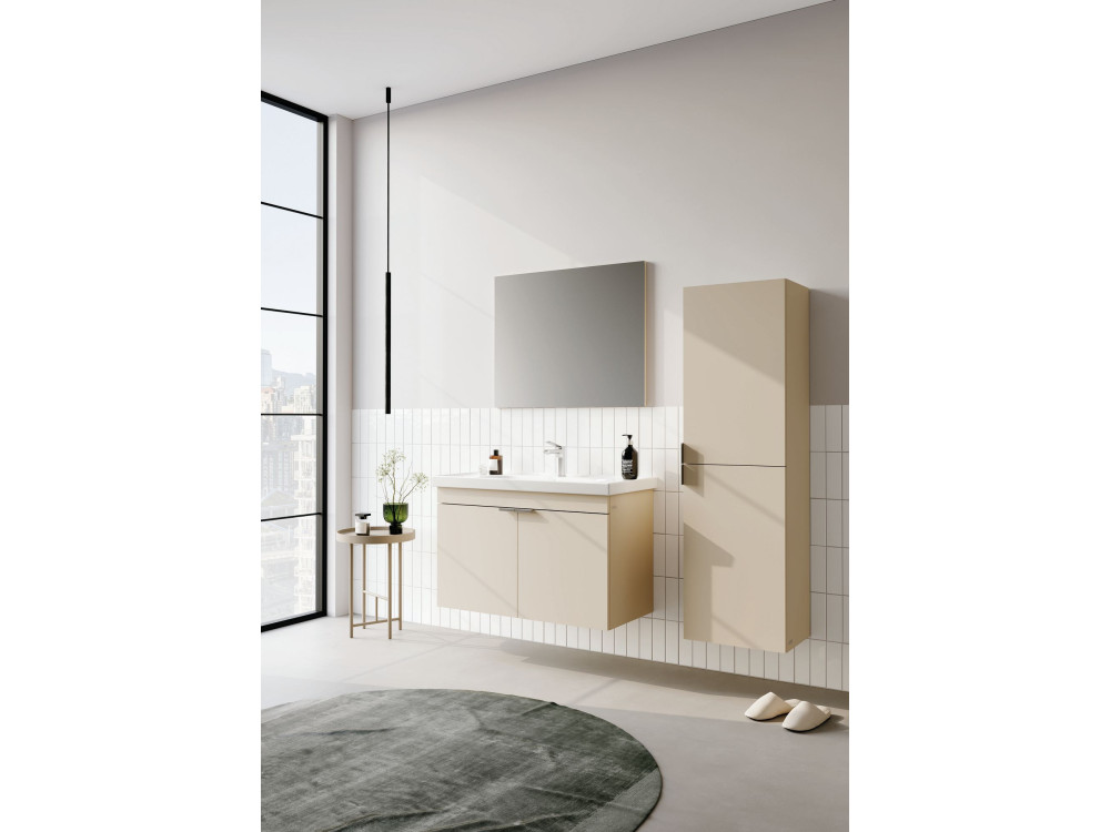 Mobile lavabo "Desna 90" - 90 x 45 x 58 cm - Sabbia