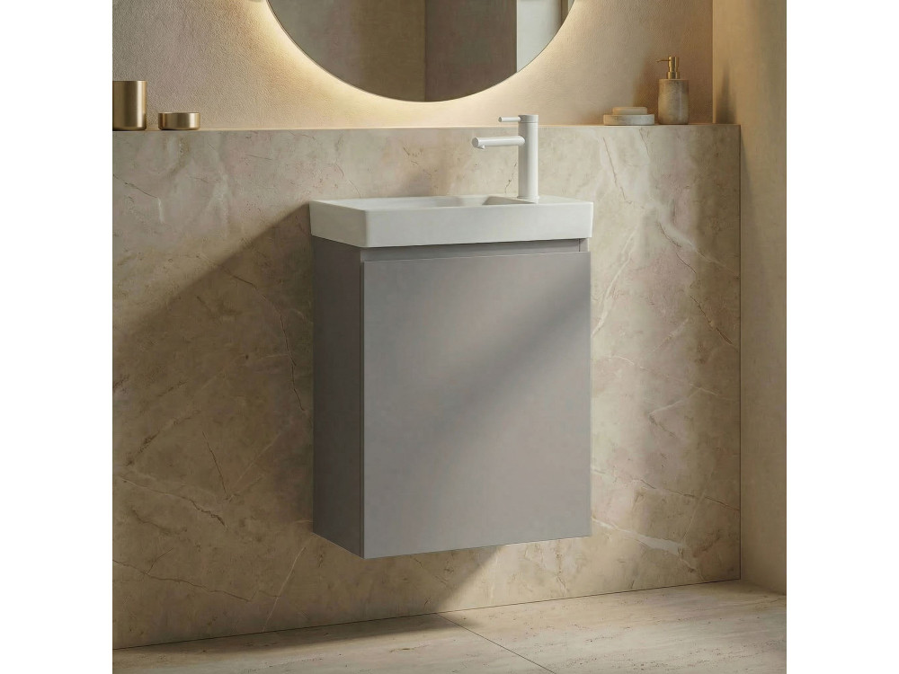 Mobile lavabo "Ferla 40" - 40 x 22 x 50 cm - Matte Mink