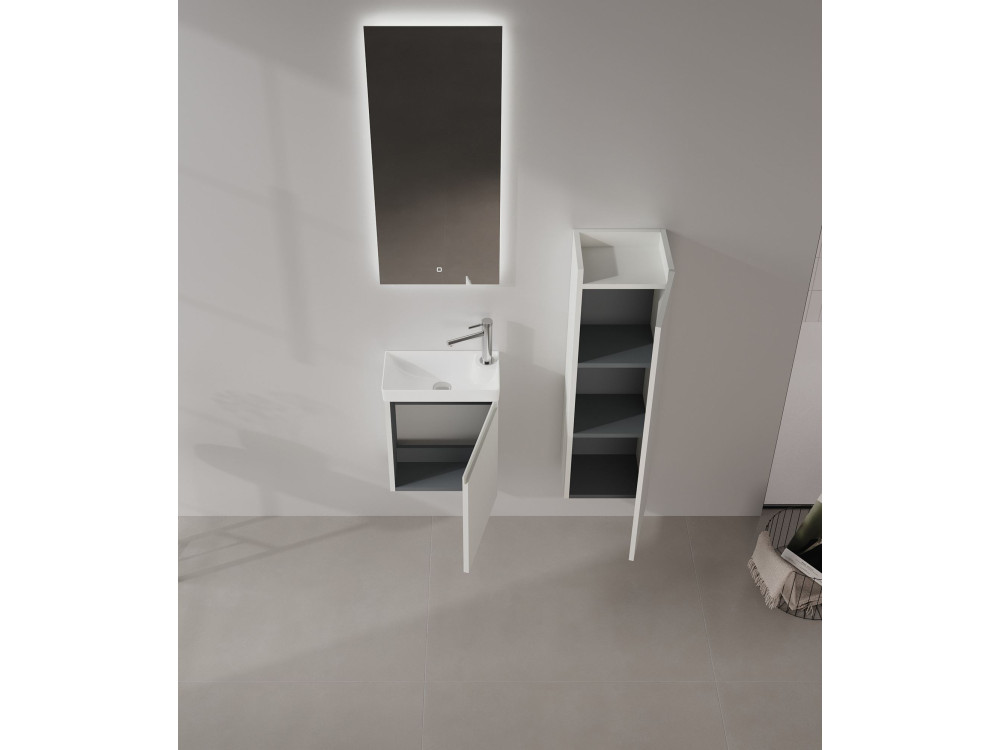 Mobile lavabo "Ferla 40" - 40 x 22 x 50 cm - Cashmere opaco
