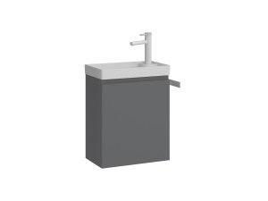 Mobile lavabo "Ferla 40" - 40 x 22 x 50 cm - Grigio opaco