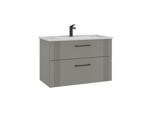 Mobile lavabo "Bari 85 v2" - 85 x 45 x 55 cm - Cashmere opaco