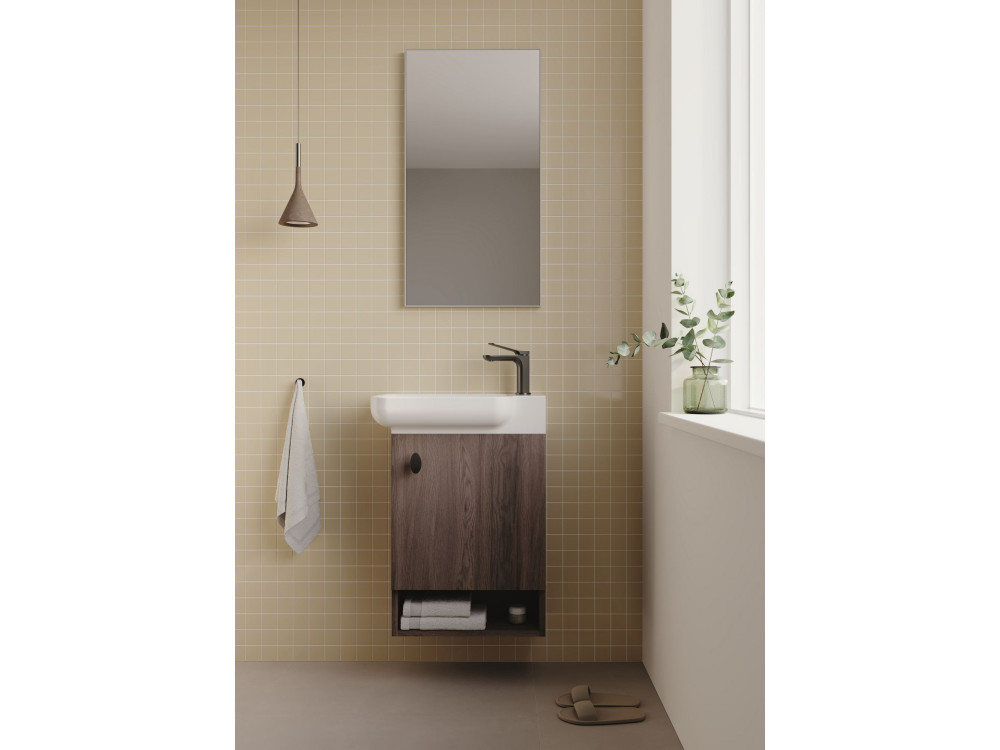 Mobile lavabo "Begonya 55" - 53 x 33 x 75 cm - Noce scuro