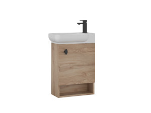 Mobile lavabo "Begonya 55" - 53 x 33 x 75 cm - Rovere