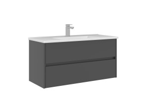 Mobile lavabo "Arno 100" - 100 x 45 x 52 cm - Antracite