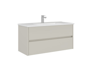 Mobile lavabo "Arno 100" - 100 x 45 x 52 cm - Cashmere